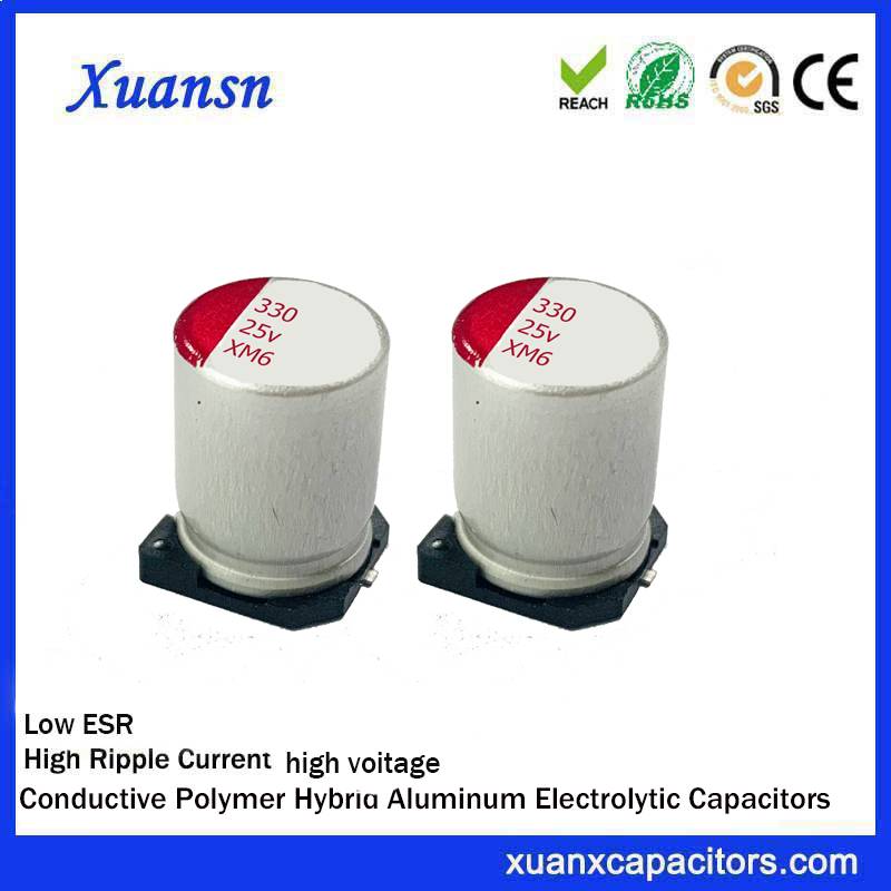 Hybrid capacitor 330uf 25v