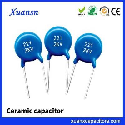 Ceramic capacitor 221 2kv