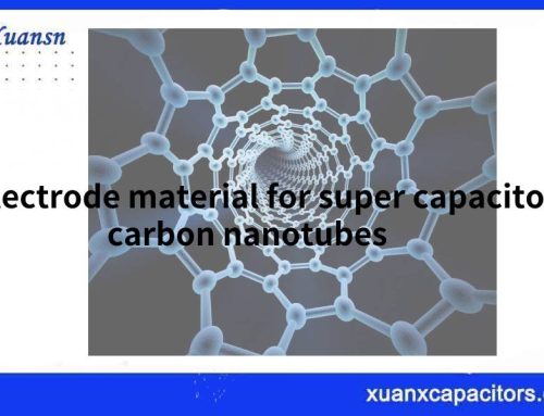 Electrode material for super capacitor-carbon nanotubes
