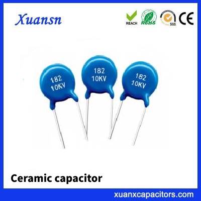 Ceramic capacitor 182 10kv