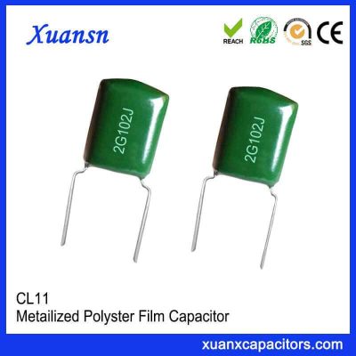 CL11 film capacitor 102j 400v