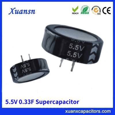 5.5V 0.33F Supercapacitor