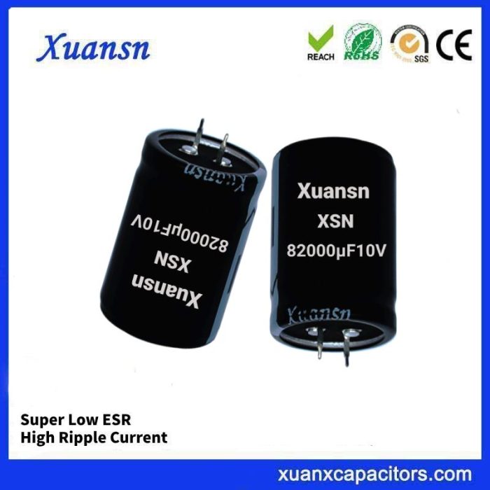 82000uf 10v Snap in Capacitor