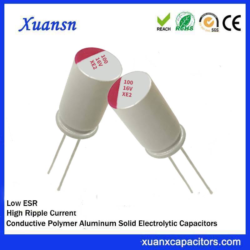 Polymer capacitor 100uf 16v