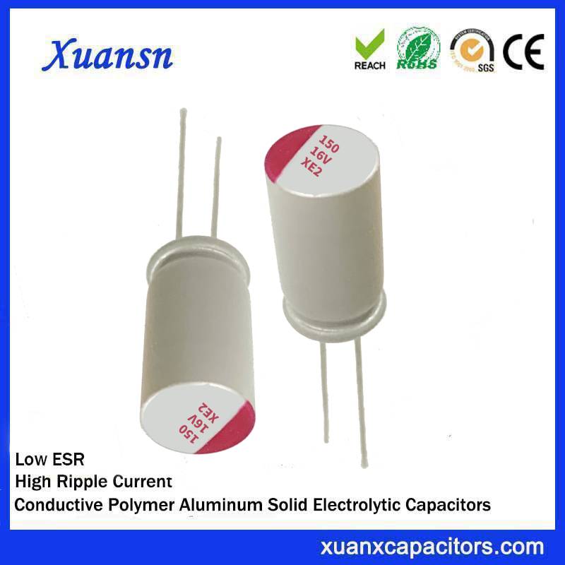 Polymer capacitor 150uf 16v