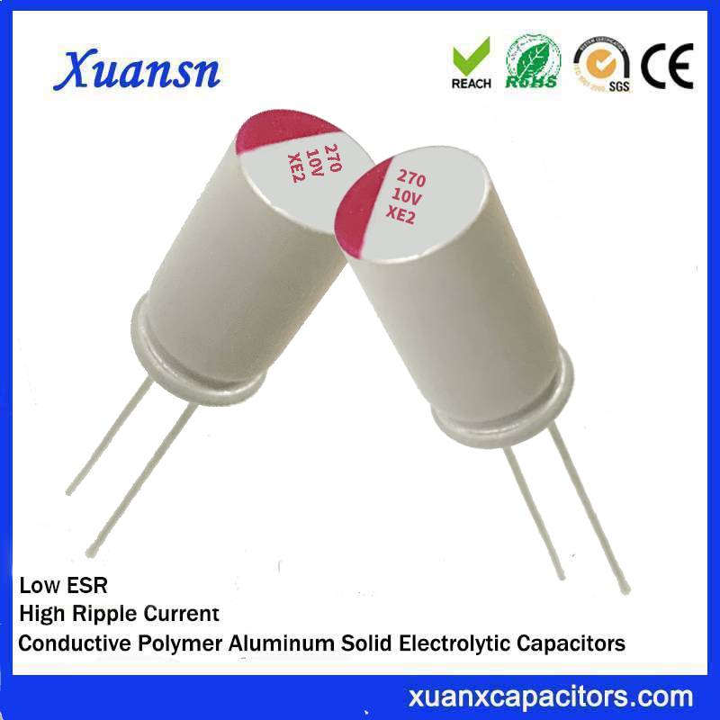 Polymer capacitor 270uf 10v