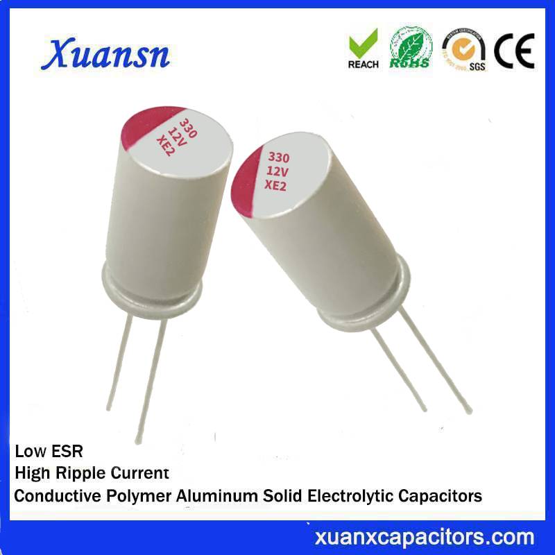 Polymer capacitor 330uf 12v