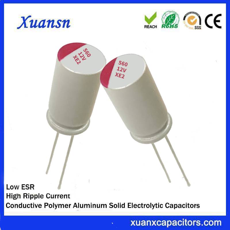 Polymer capacitor 560uf 12v
