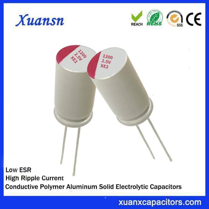 Solid State Capacitor 1200UF 2.5V