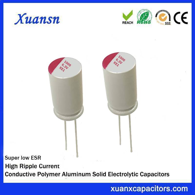 Solid capacitor 1000uf 6.3v
