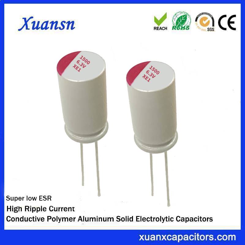 Solid capacitor 1500uf 6.3v
