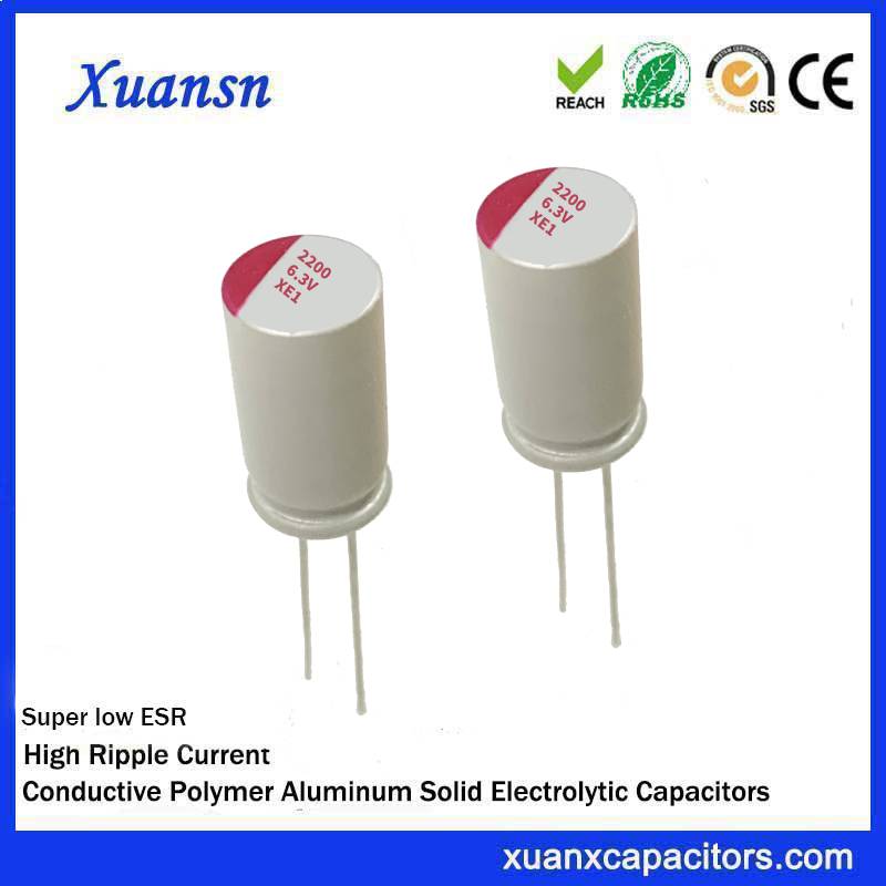Solid capacitor 2200uf 6.3v