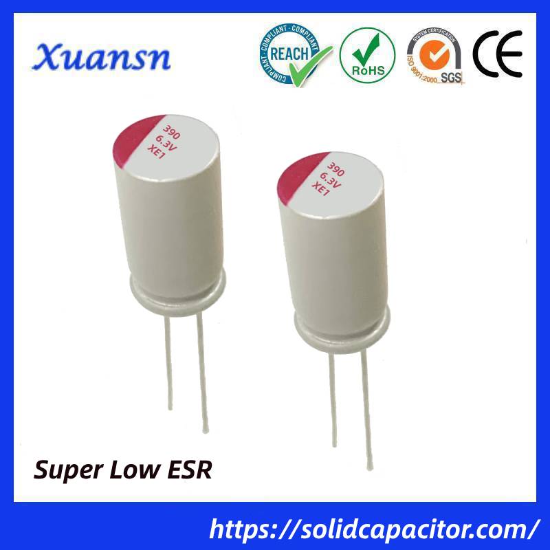 Solid capacitor 390uf 6.3v