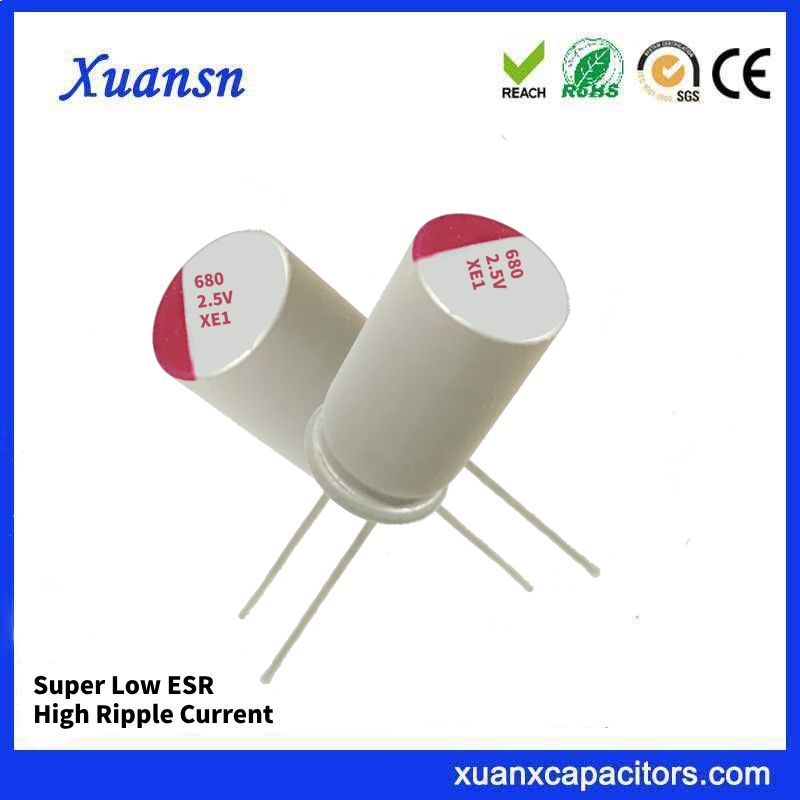 Solid capacitor 680uf 2.5v