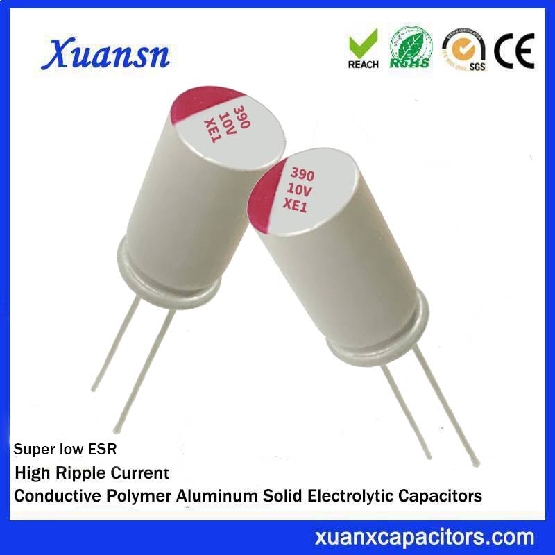 solid capacitor 390uf 10v