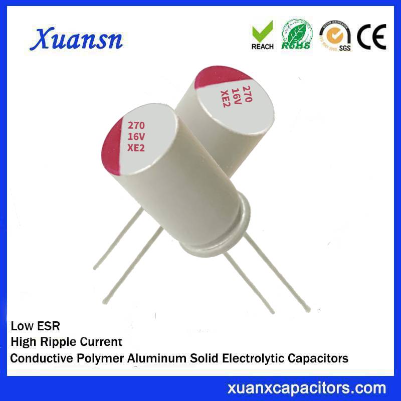 Polymer capacitor 270uf 16v