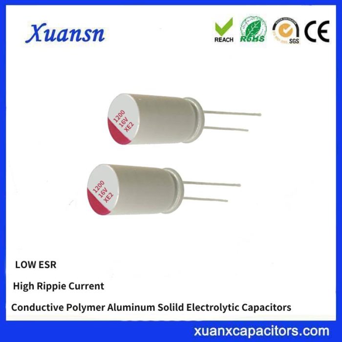 Polymer Capacitor 1200uf 16v