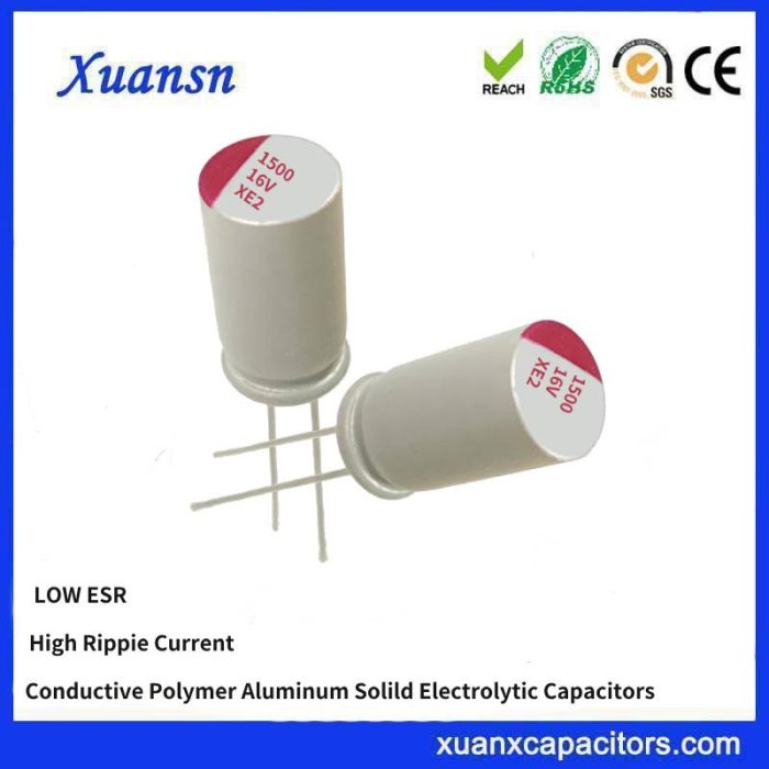 Polymer Capacitor 1500uf 16v