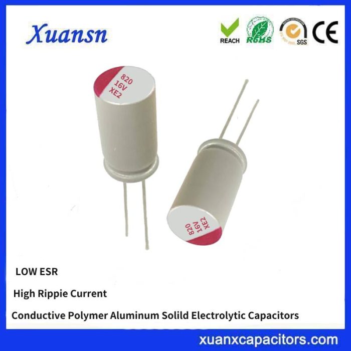 Polymer Capacitor 820uf 16v