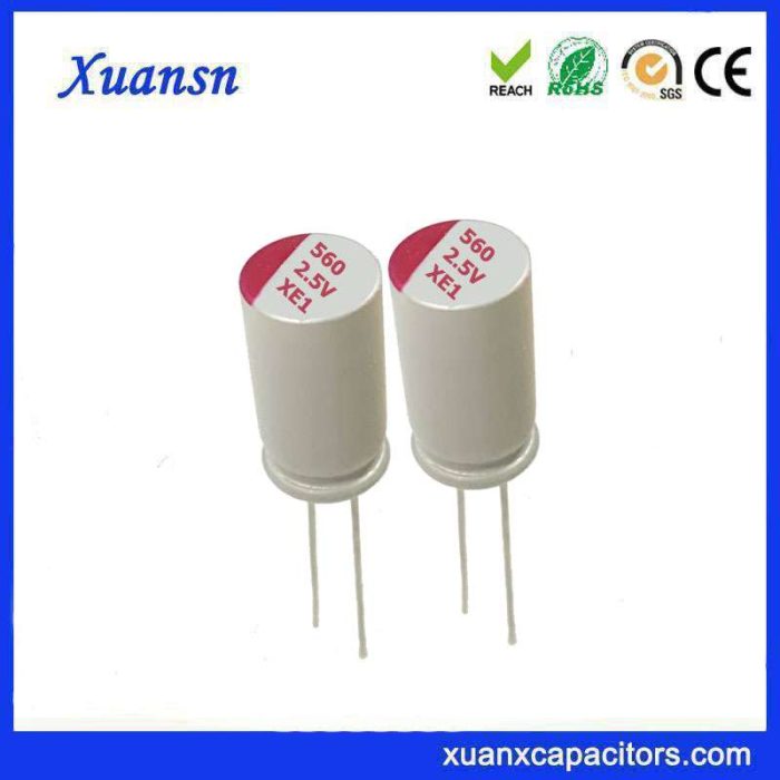 2.5V 560uF Supplier