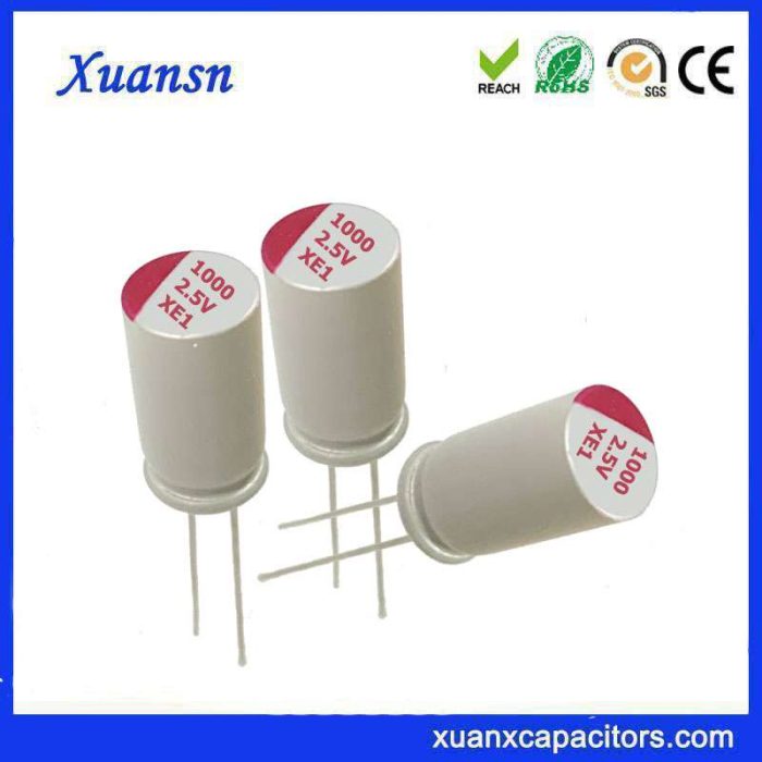 Capacitor 1000UF 2.5V