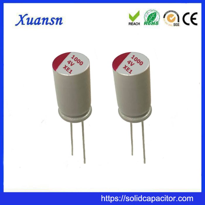 XUANSN Solid Capacitor Manufacturer 4v1000uf